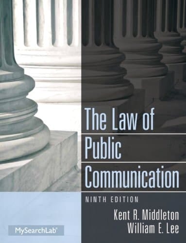 Law of Public Communication Plus MySearchLab with eText -- Access Card Package (9th Edition)