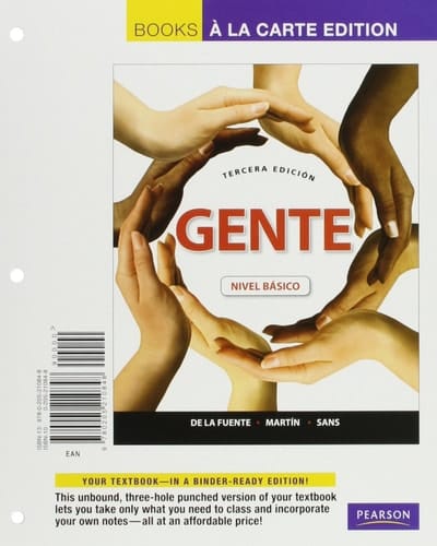 Gente: Nivel basico, Books a la Carte Plus mySpanishLab with eText (multi semester access) -- Access Card Package (3rd Edition)