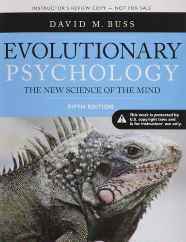 Evolutionary Psychology: The New Science of the Mind, Fifth Edition