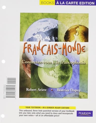 Francais-Monde: Connectez-vous a la Francophonie, Books a la Carte Plus MyLab French (multi-semester access) Access Card Package