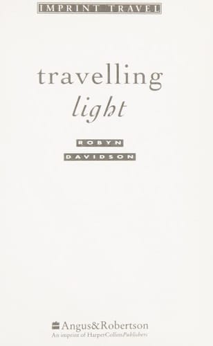 Travelling Light (Imprint Travel)