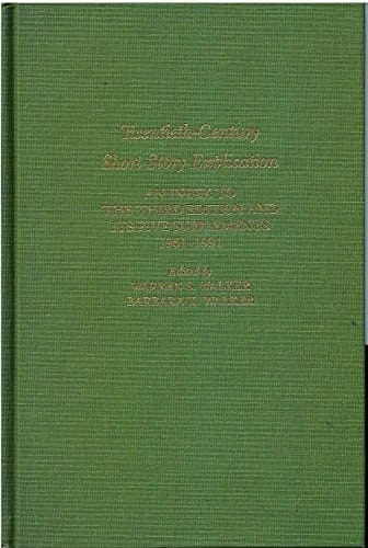 Twentieth Century Short Story Explication Supplement V: With Checklists of Books and Journals Used