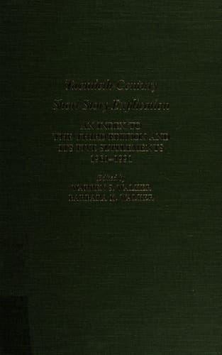 Twentieth-Century Short Story Explication: Index (Twentieth-century Short Story Explication Supplement)