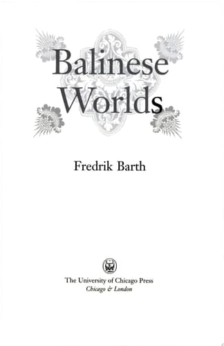 Balinese Worlds