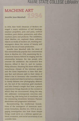 Machine Art, 1934