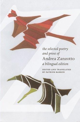 selected poetry and prose of Andrea Zanzotto
