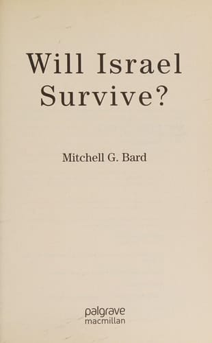 Will Israel Survive?