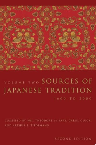 Sources of Japanese Tradition 1600 to 2000