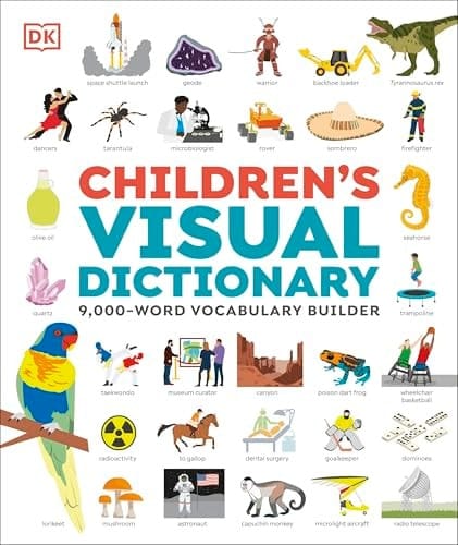 Children's Visual Dictionary 9,000-Word Vocabulary Builder