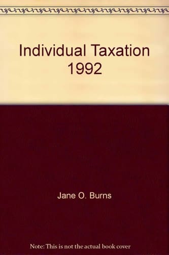 Individual Taxation, 1992