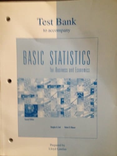Test Bank Tb Basic Statistics Business and Economics