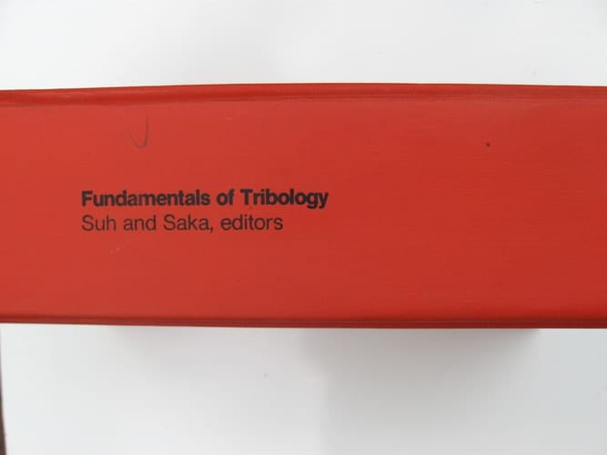 Fundamentals of Tribology