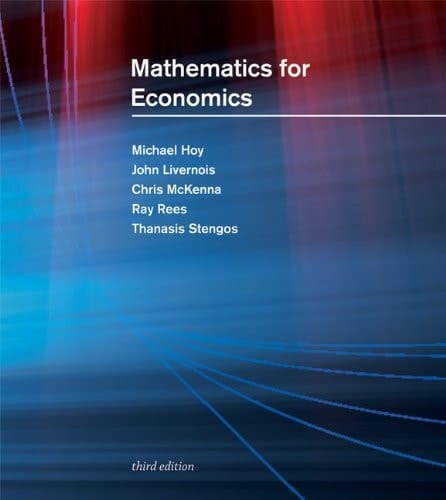 Student Solutions Manual for Mathematics for Economics (MIT Press)