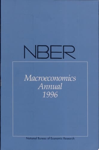NBER Macroeconomics Annual 1996