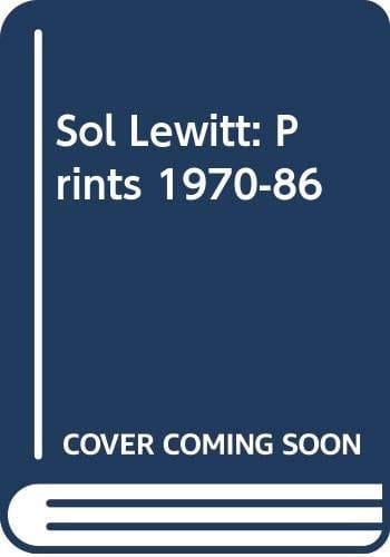 Sol LeWitt Prints, 1970-1986