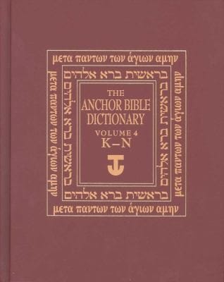 The Anchor Bible Dictionary Volume 4
            
                Anchor Bible Dictionary