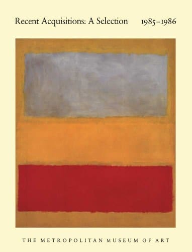 Recent Acquisitions A Selection, 1985-1986