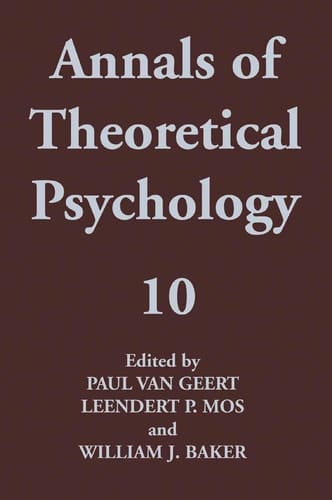 Annals of Theoretical Psychology (Annals of Theoretical Psychology, 10)