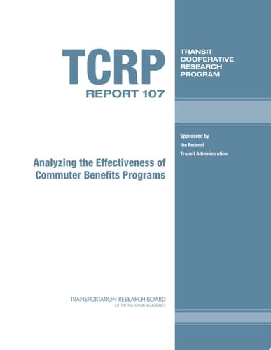 Analyzing the Effectiveness of Commuter Benefits Programs