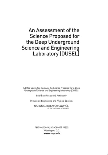 An Assessment of the Science Proposed for the Deep Underground Science and Engineering Laboratory (DUSEL)
