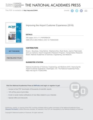 Improving the Airport Customer Experience