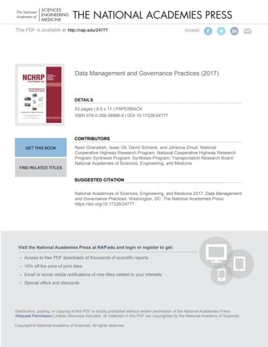 Data Management and Governance Practices