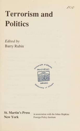 Terrorism and Politics