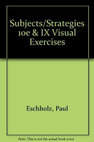 Subjects/strategies & Ix Visual Exercises