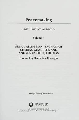 Peacemaking [2 volumes]