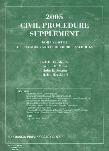 2005 Civil Procedure Supplement