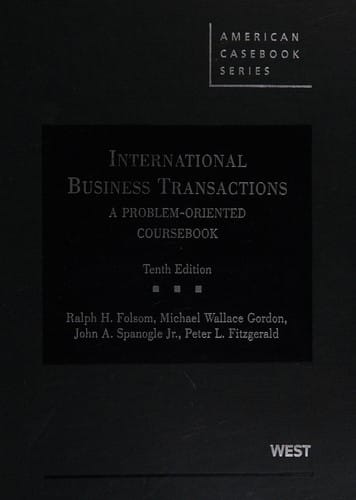 International business transactions: a problem-oriented coursebook