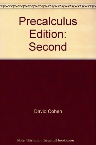 Precalc 2nd Ed High School