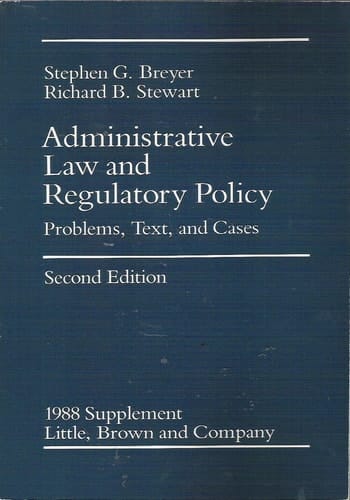 Supplement to Administrative Law '88