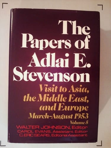 Visit to Asia, the Middle East, and Europe, March-August 1953