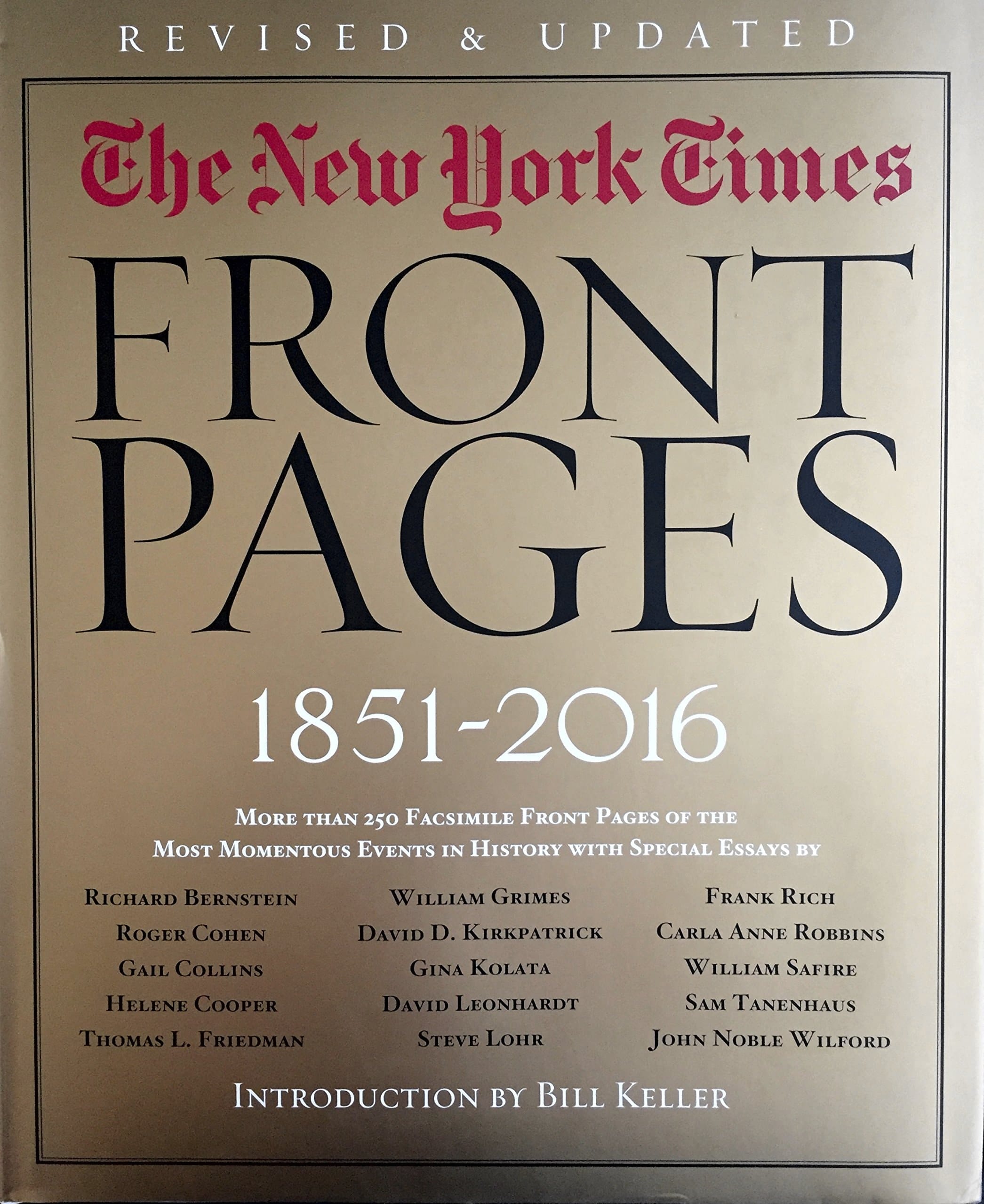 The New York Times Front Pages, 1851-2016