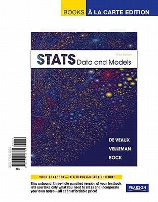 Stats Data And Models Books A La Carte Edition