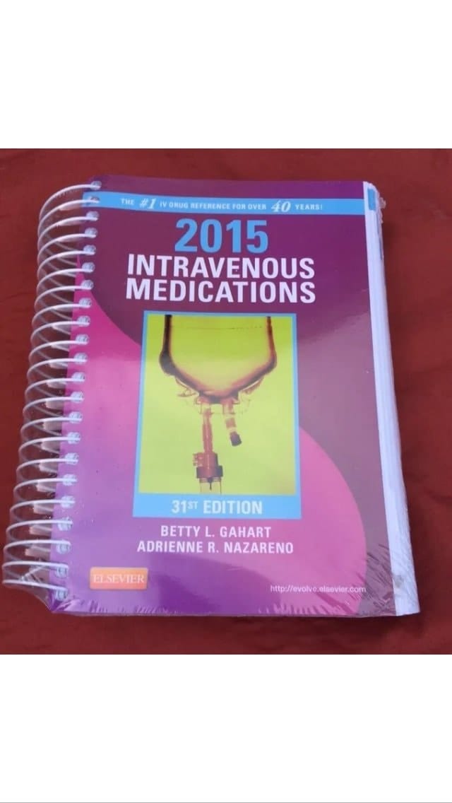 2015 Intravenous Medications A Handbook for Nurses and Health Professionals