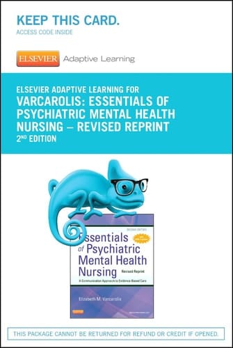 Elsevier Adaptive Learning for Essentials of Psychiatric Mental Health Nursing: a Communication Approach to Evidence-Based Care (Access Card)