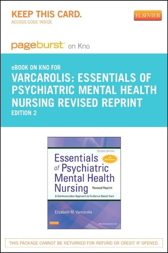 Essentials of Psychiatric Mental Health Nursing - Revised Reprint - Elsevier eBook on Intel Education Study (Retail Access Card)