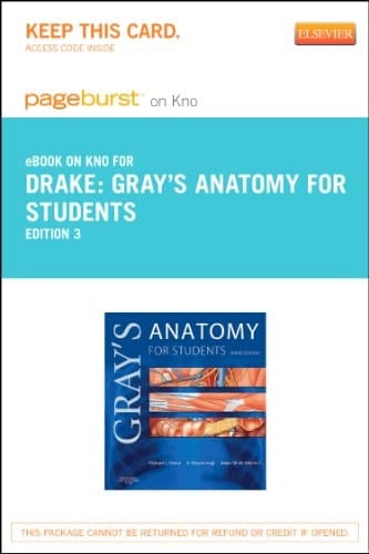 Gray's Anatomy for Students Elsevier eBook on Intel Education Study (Retail Access Card)