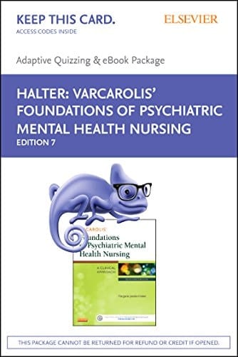 Varcarolis' Foundations of Psychiatric Mental Health Nursing - E-Book on VitalSource and Elsevier Adaptive Quizzing Package