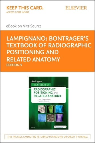Bontrager's Textbook of Radiographic Positioning and Related Anatomy - Elsevier EBook on Vitalsource Access Card