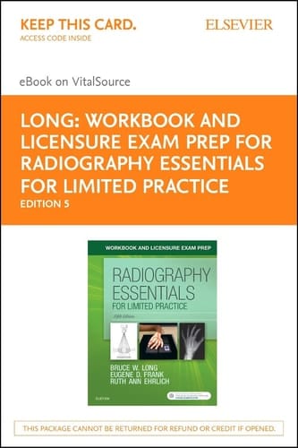 Workbook and Licensure Exam Prep for Radiography Essentials for Limited Practice - Elsevier eBook on VitalSource (Retail Access Card)
