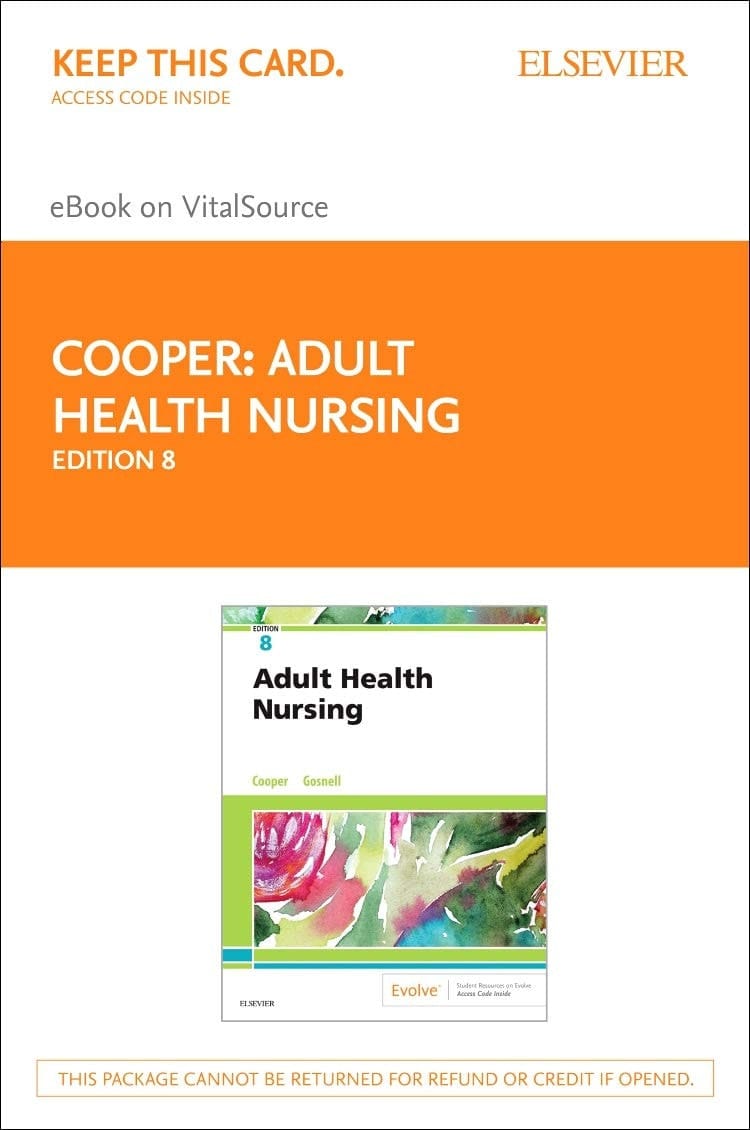 Adult Health Nursing Elsevier eBook on VitalSource (Retail Access Card)