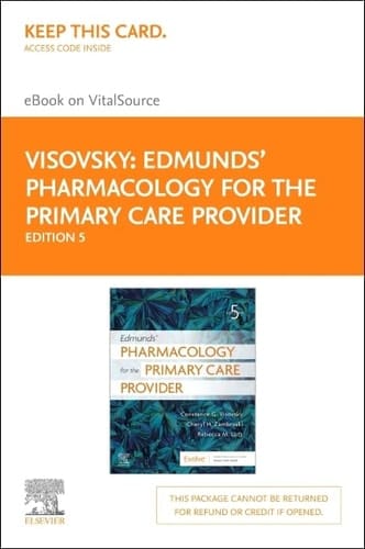 Edmunds' Pharmacology for the Primary Care Provider - Elsevier eBook on VitalSource (Retail Access Card)