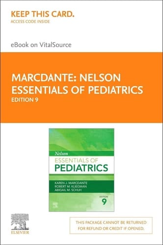 Nelson Essentials of Pediatrics Elsevier eBook on VitalSource (Retail Access Card)