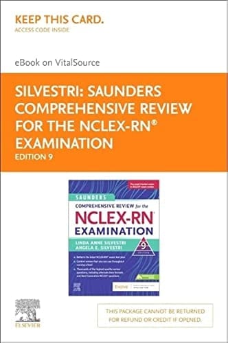 Saunders Comprehensive Review for the NCLEX-RN® Examination - Elsevier eBook on VitalSource (Retail Access Card)