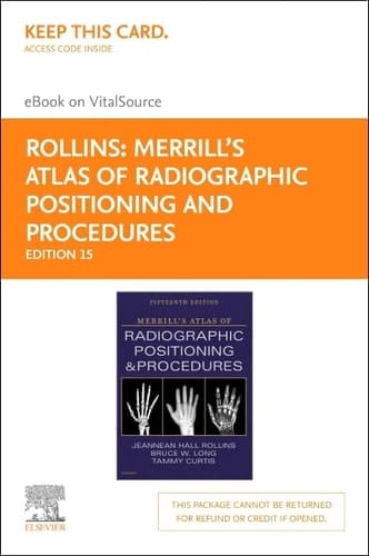 Merrill's Atlas of Radiographic Positioning and Procedures - 3-Volume Set - Elsevier eBook on VitalSource (Retail Access Card)
