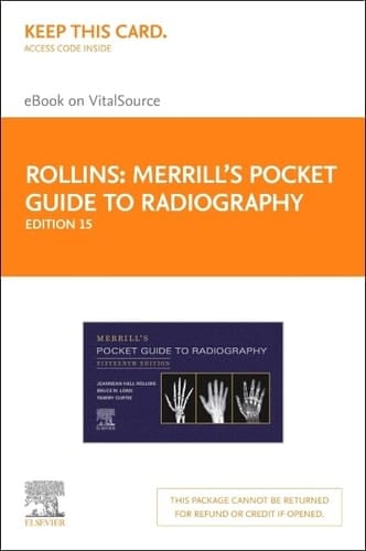 Merrill's Pocket Guide to Radiography Elsevier eBook on VitalSource (Retail Access Card)