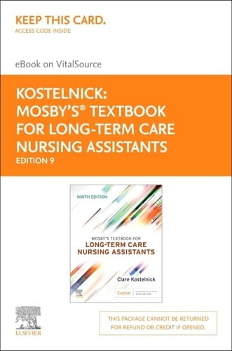 Mosby's Textbook for Long-Term Care Nursing Assistants - Elsevier eBook on VitalSource (Retail Access Card)